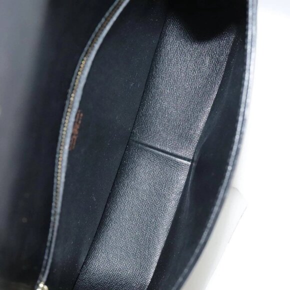 LOUIS VUITTON Epi Saint Cloud GM Shoulder Bag Black Noir - Picture 10 of 16